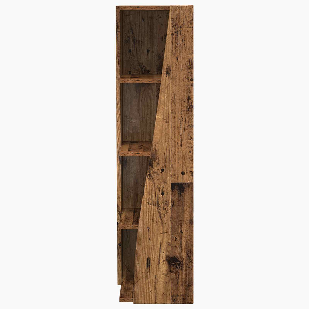 vidaXL Szafka narożna 27,5x27x102cm Drewno inżynieryjne Stare drewno