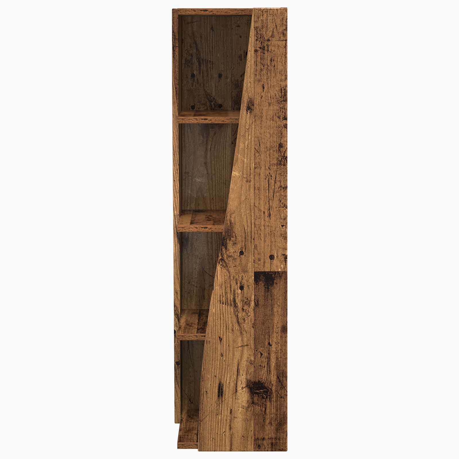 vidaXL Szafka narożna 27,5x27x102cm Drewno inżynieryjne Stare drewno