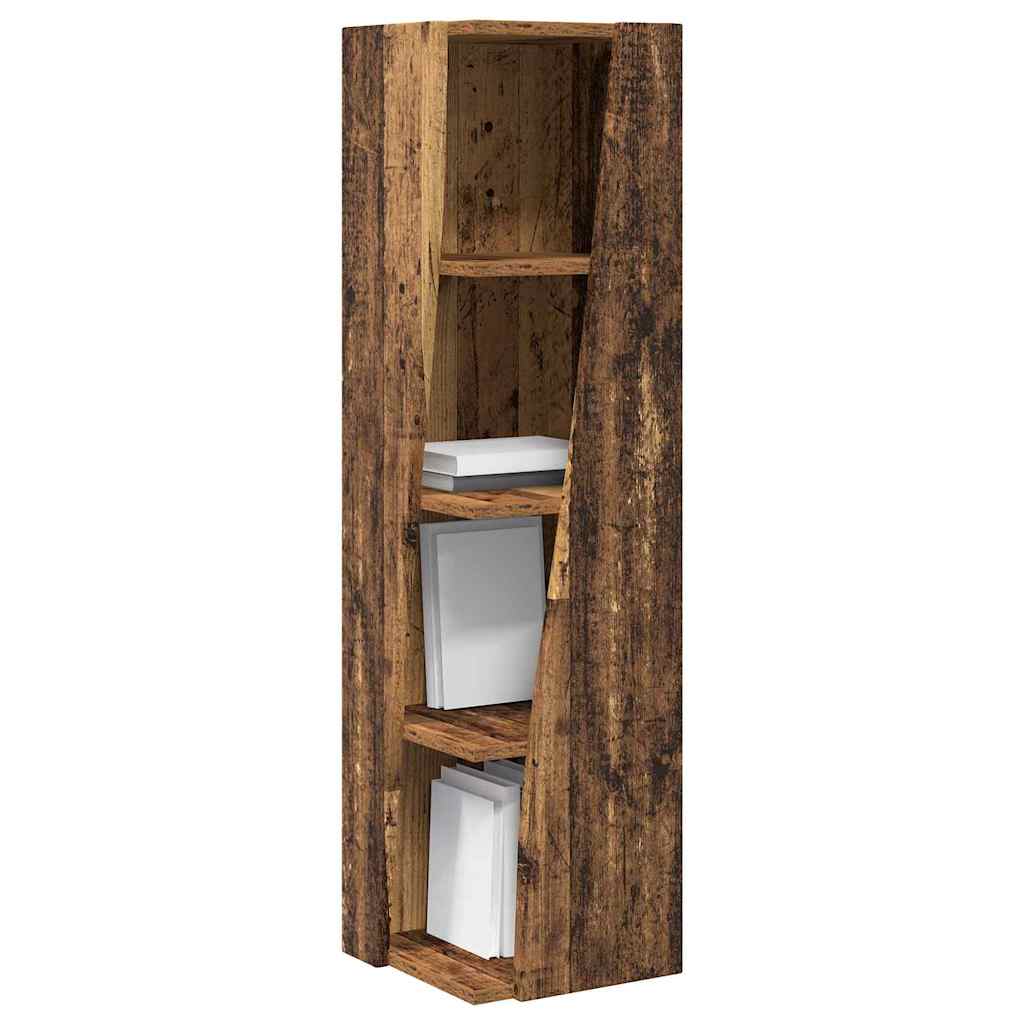 vidaXL Szafka narożna Stare drewno 27,5x27x102cm
