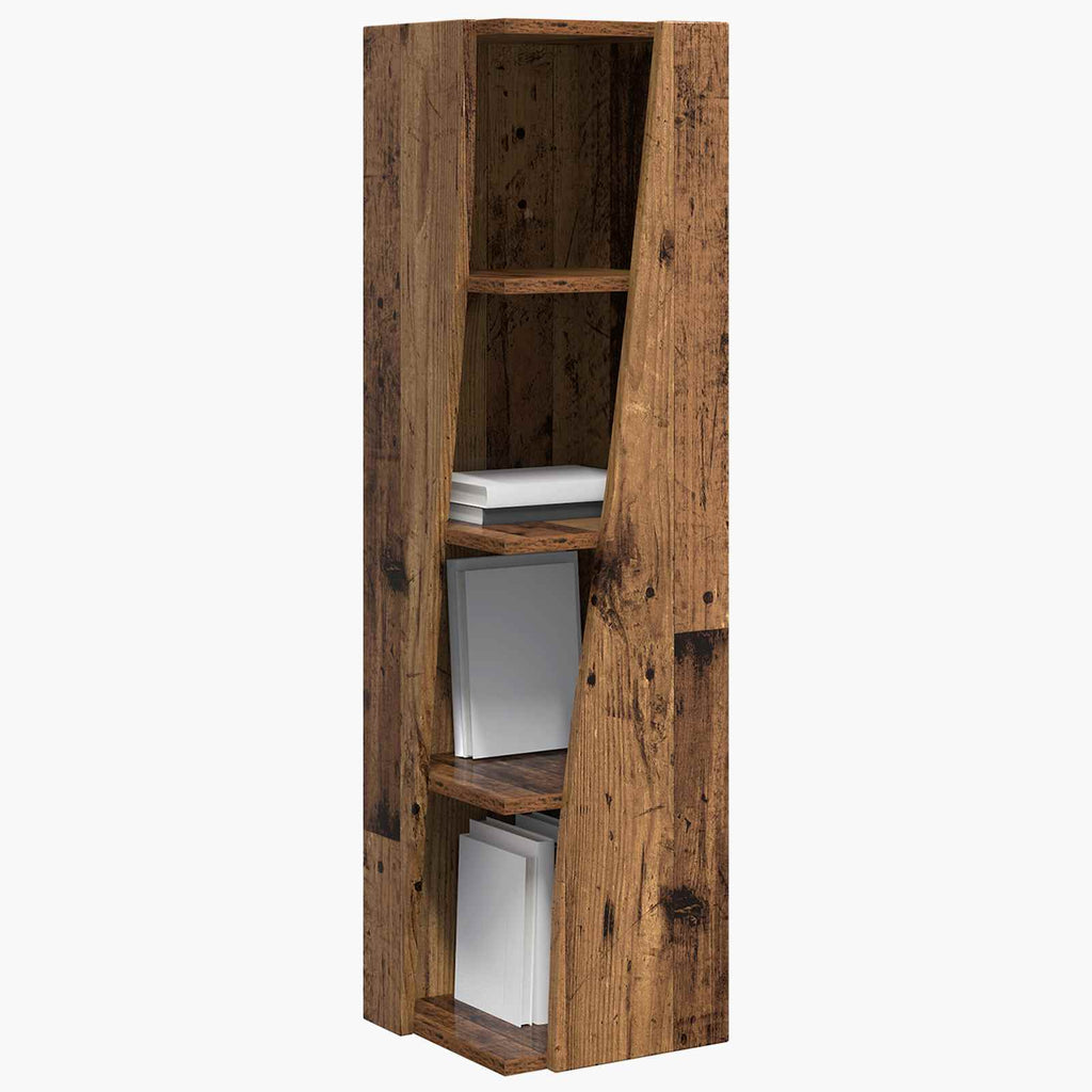 vidaXL Szafka narożna 27,5x27x102cm Drewno inżynieryjne Stare drewno