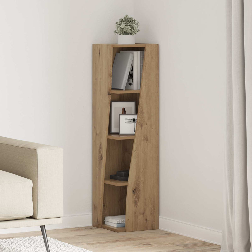 vidaXL Szafka narożna 27,5x27x102cm Drewno inżynieryjne