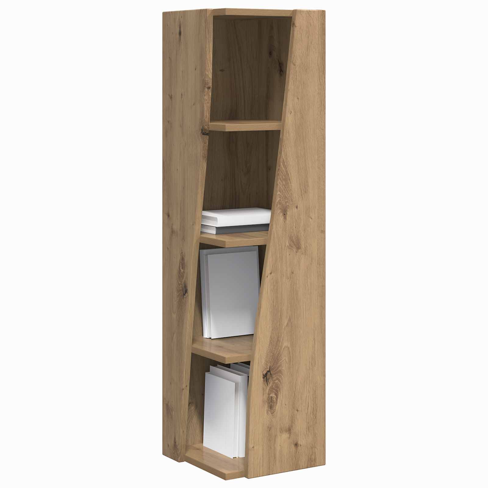 vidaXL Szafka narożna 27,5x27x102cm Drewno inżynieryjne