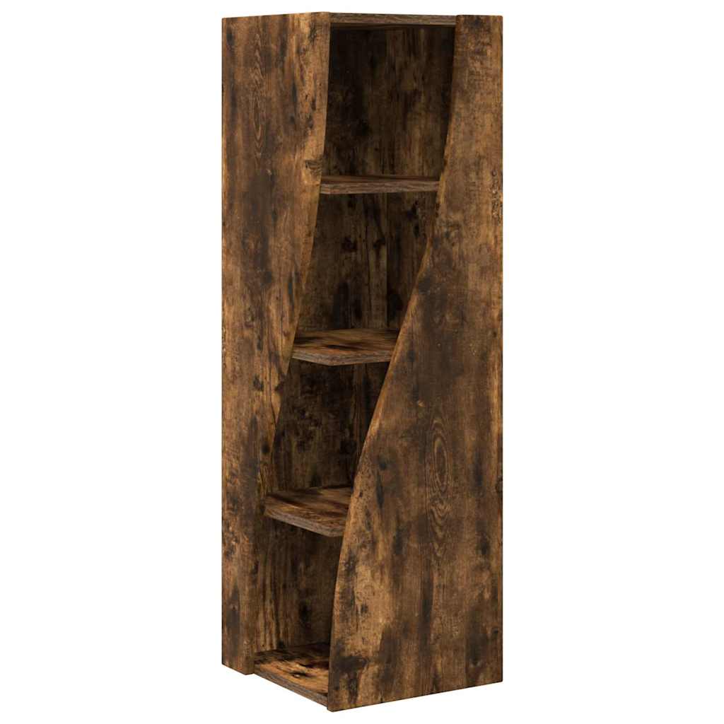vidaXL Szafka narożna Dąb wędzony 32x32x102cm Materiał drewnopochodny