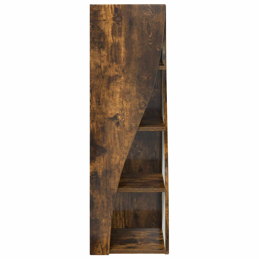 vidaXL Szafka narożna 32x32x102cm Drewno inżynieryjne Dąb wędzony