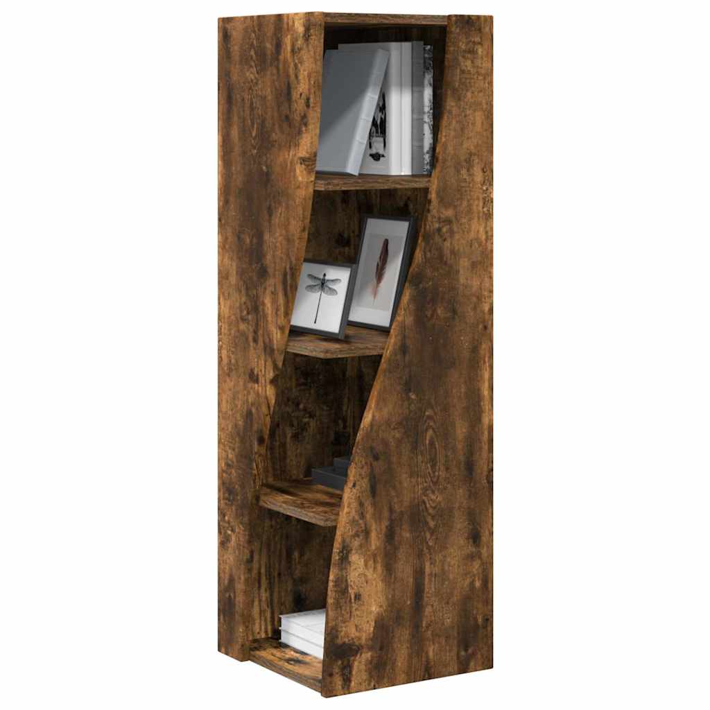 vidaXL Szafka narożna Dąb wędzony 32x32x102cm Materiał drewnopochodny