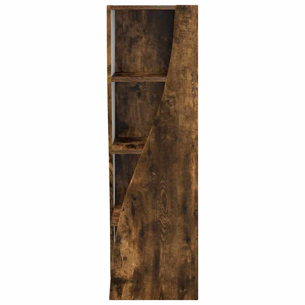vidaXL Szafka narożna Dąb wędzony 32x32x102cm Materiał drewnopochodny
