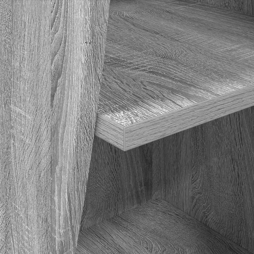 vidaXL Szafka narożna Szary Sonoma 32x32x102cm Materiał drewnopochodny