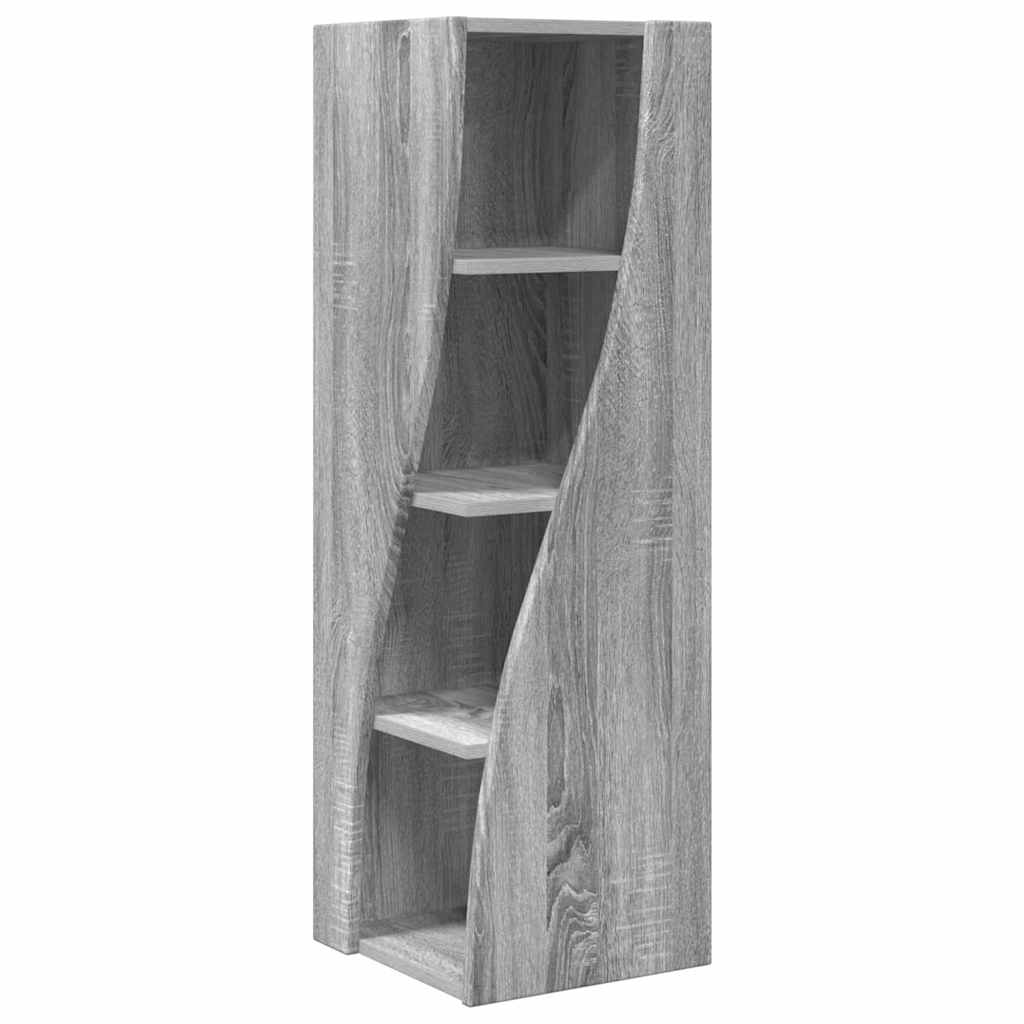vidaXL Szafka narożna Szary Sonoma 32x32x102cm Materiał drewnopochodny