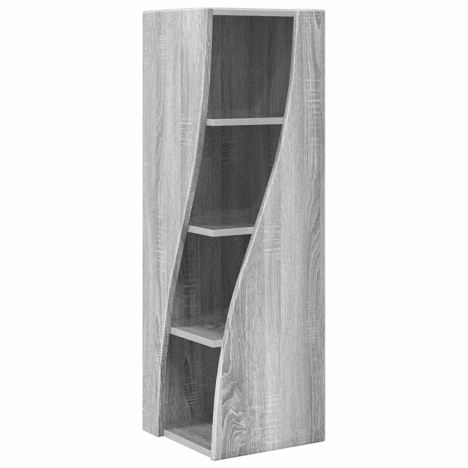vidaXL Szafka narożna 32x32x102cm Drewno inżynieryjne Szary Sonoma