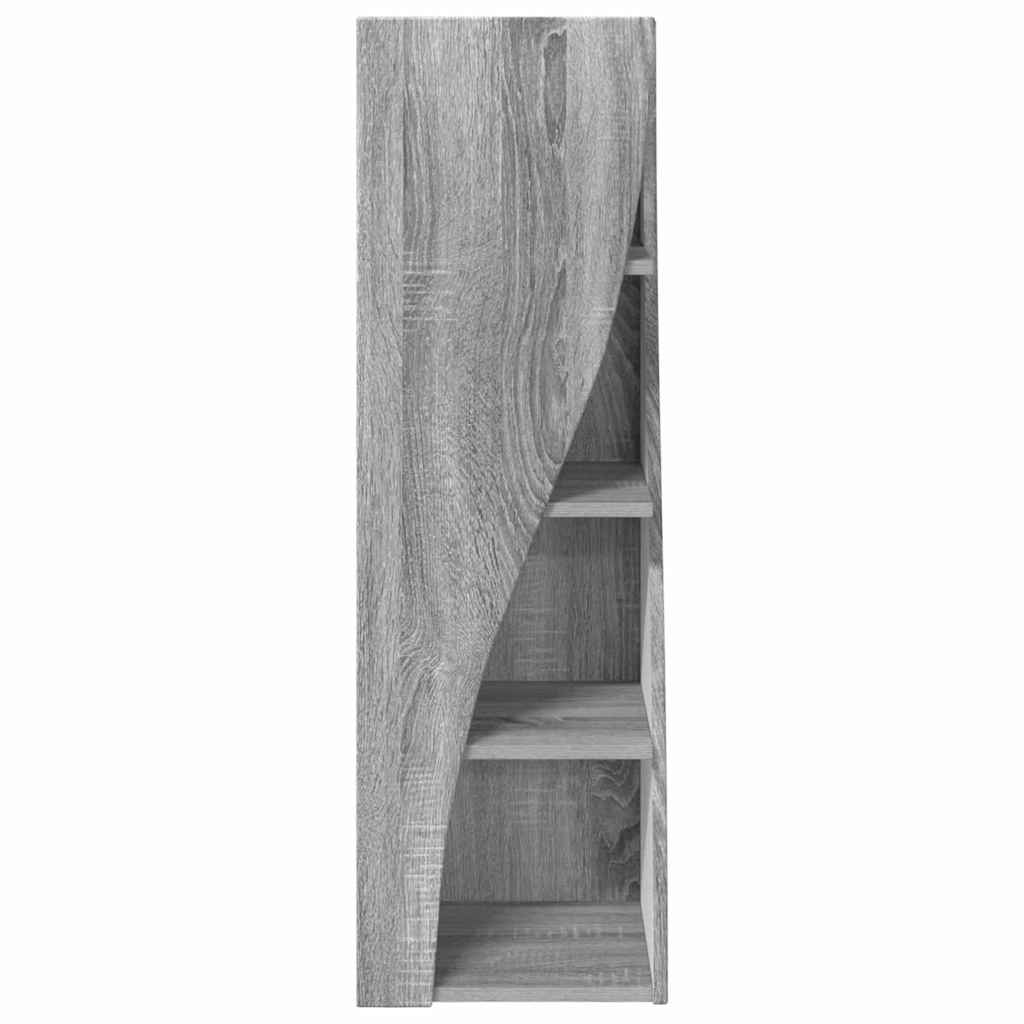 vidaXL Szafka narożna Szary Sonoma 32x32x102cm Materiał drewnopochodny