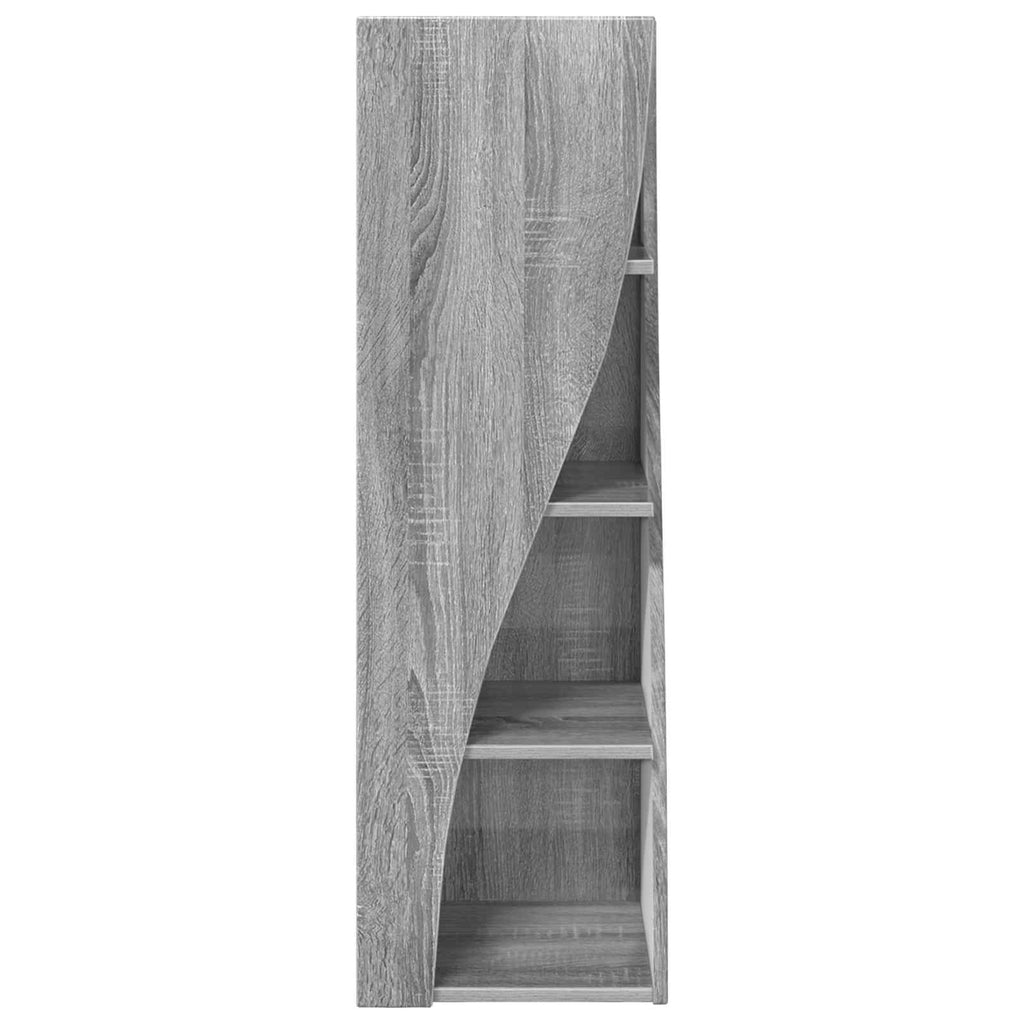vidaXL Szafka narożna 32x32x102cm Drewno inżynieryjne Szary Sonoma