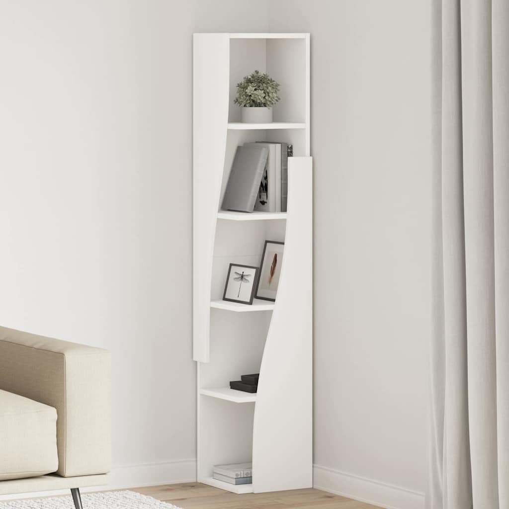 vidaXL Szafka narożna 27,5x27x140cm Materiał drewnopochodny