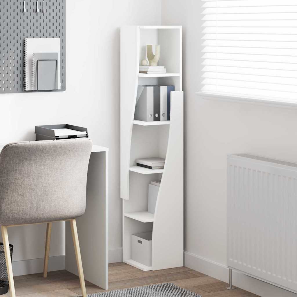 vidaXL Szafka narożna 27,5x27x140cm Materiał drewnopochodny