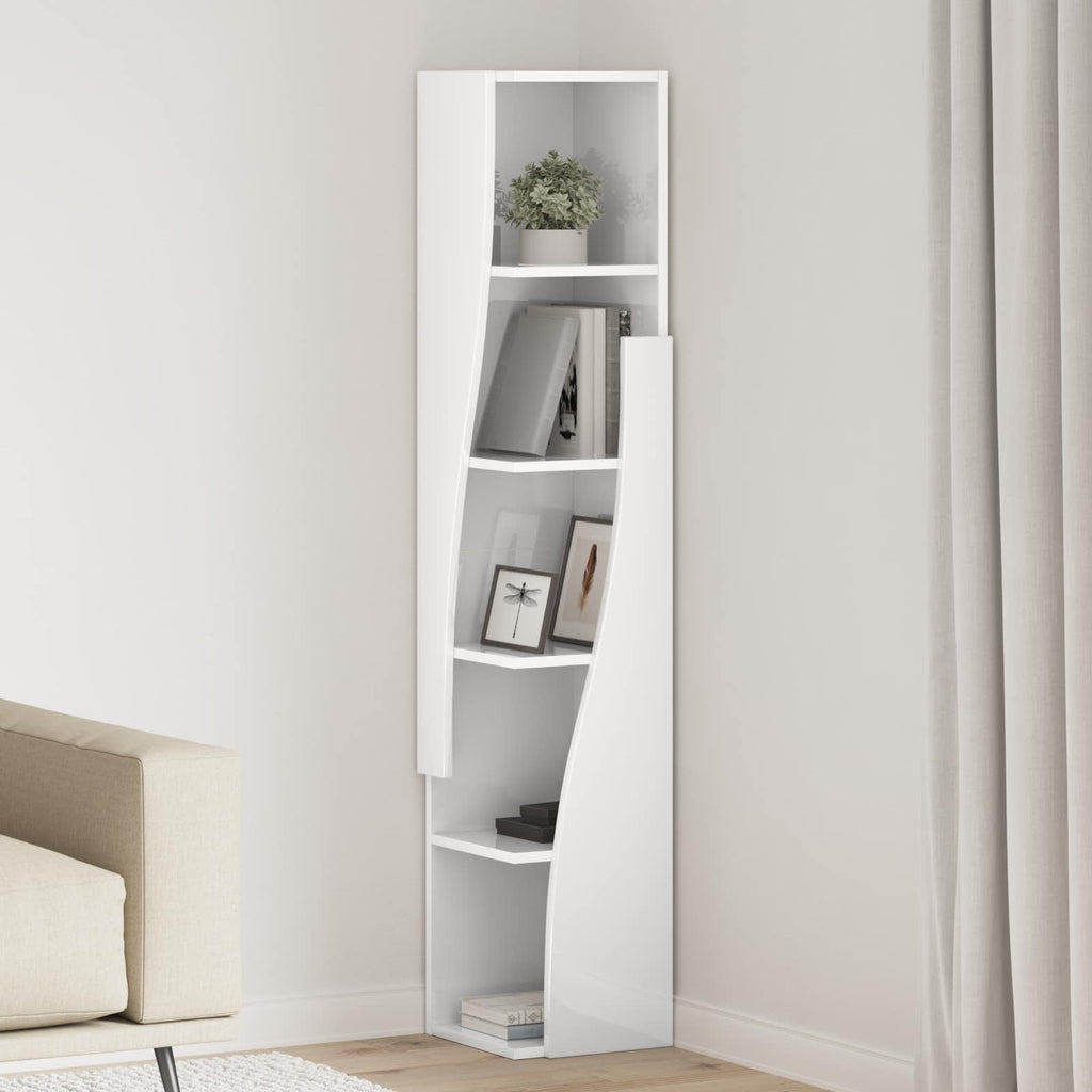 vidaXL Szafka narożna 27,5x27x140cm Drewno inżynieryjne