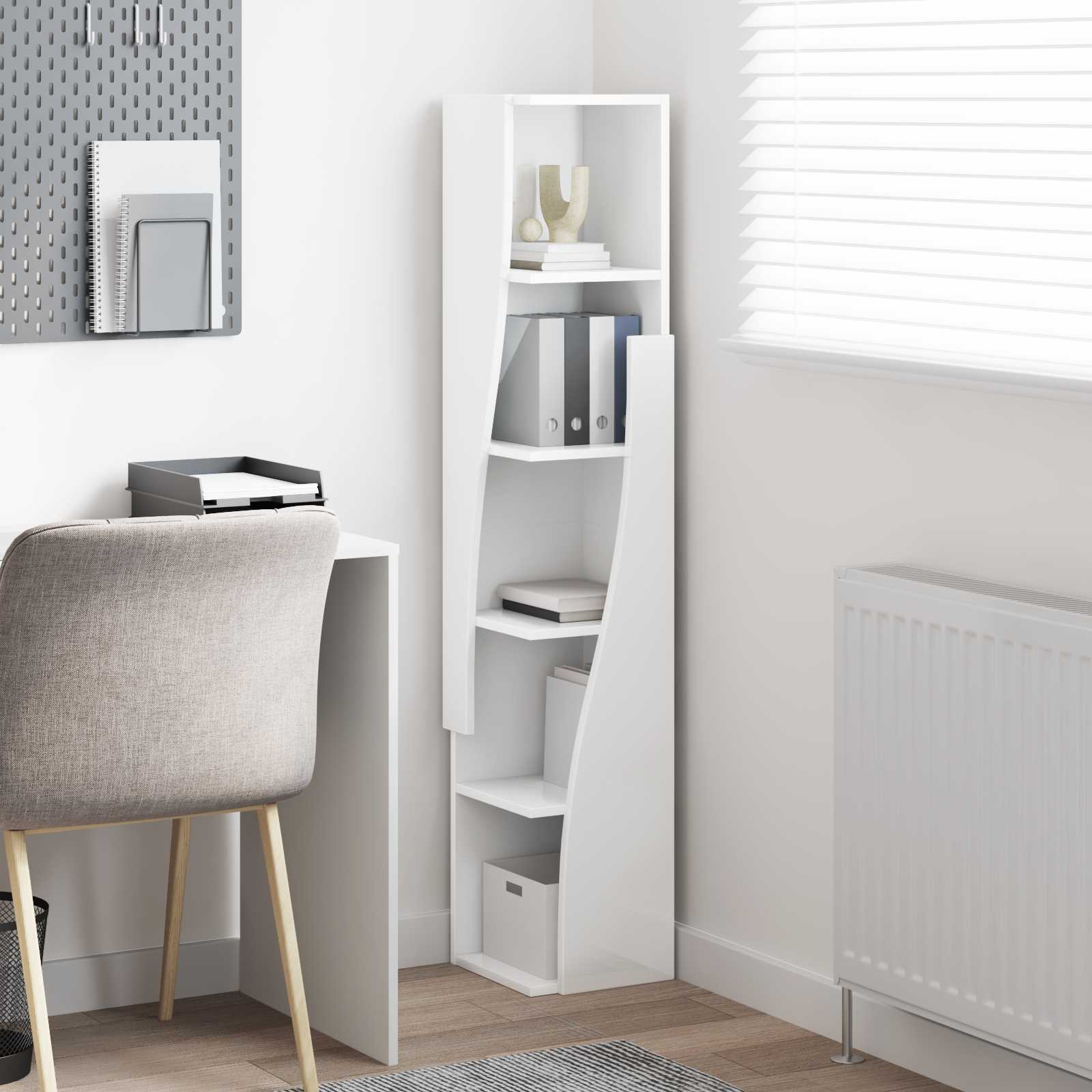 vidaXL Szafka narożna 27,5x27x140cm Drewno inżynieryjne
