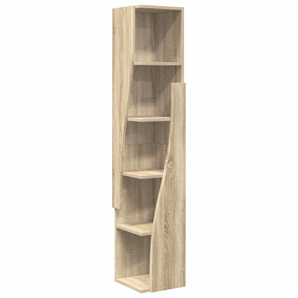 vidaXL Szafka narożna 27,5x27x140cm Drewno inżynieryjne Dąb Sonoma