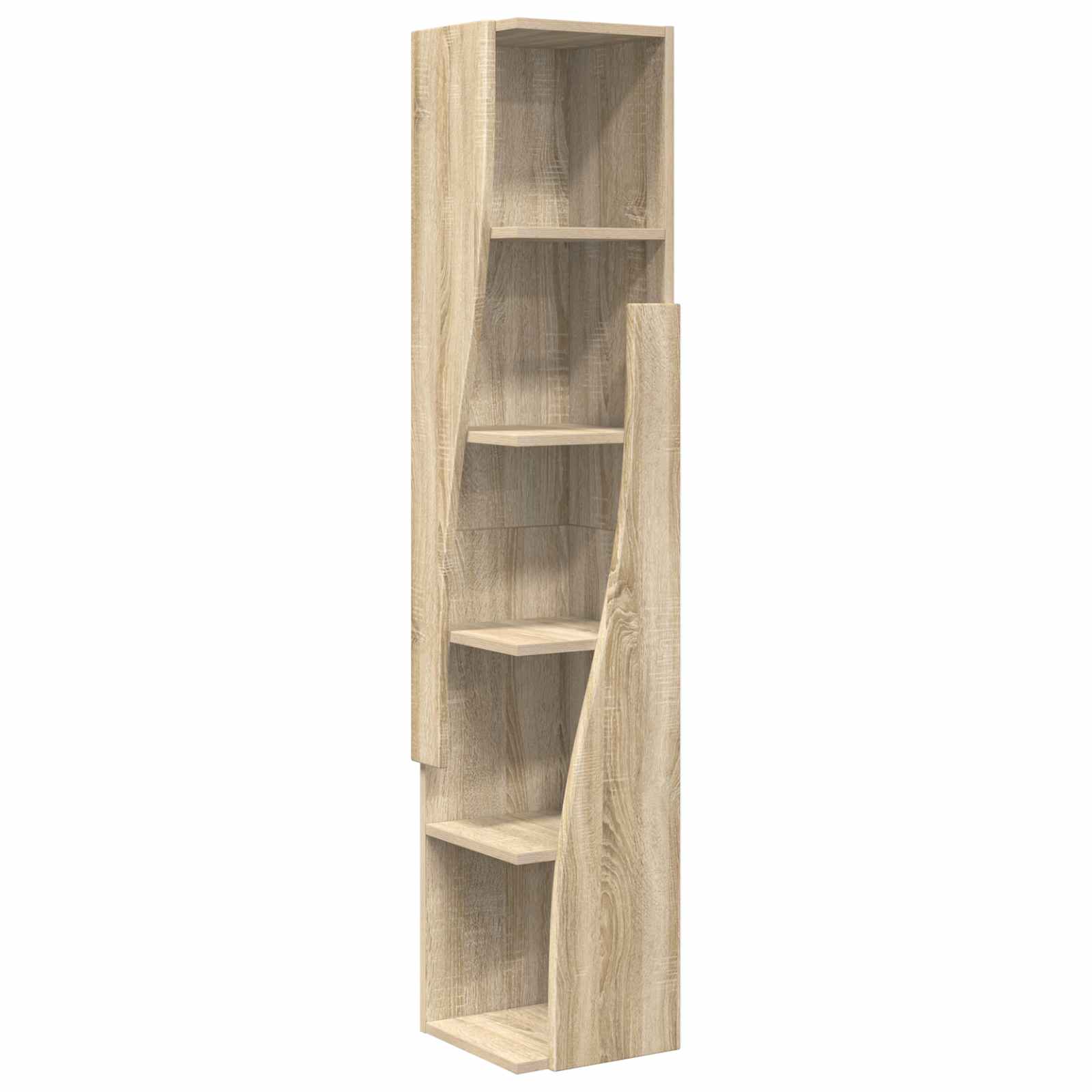 vidaXL Szafka narożna 27,5x27x140cm Drewno inżynieryjne Dąb Sonoma