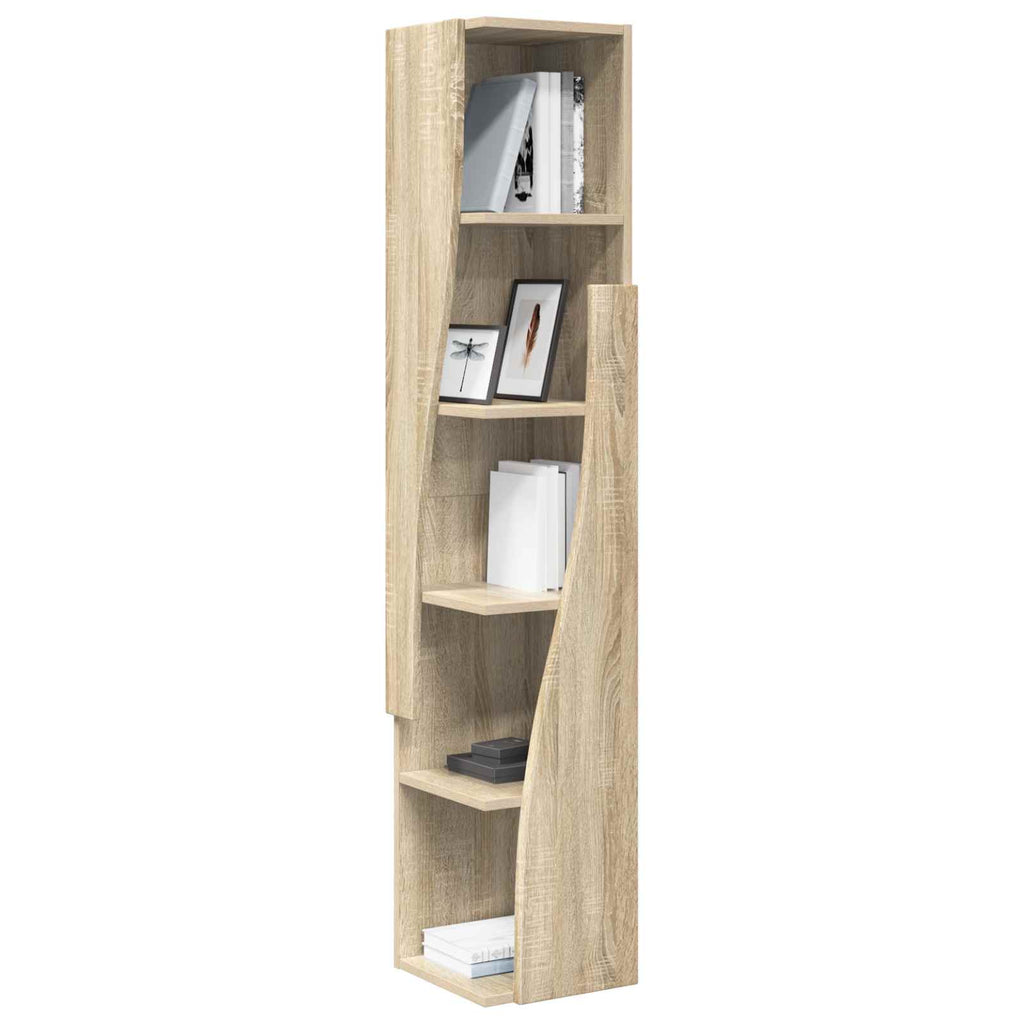 vidaXL Szafka narożna 27,5x27x140cm Drewno inżynieryjne Dąb Sonoma