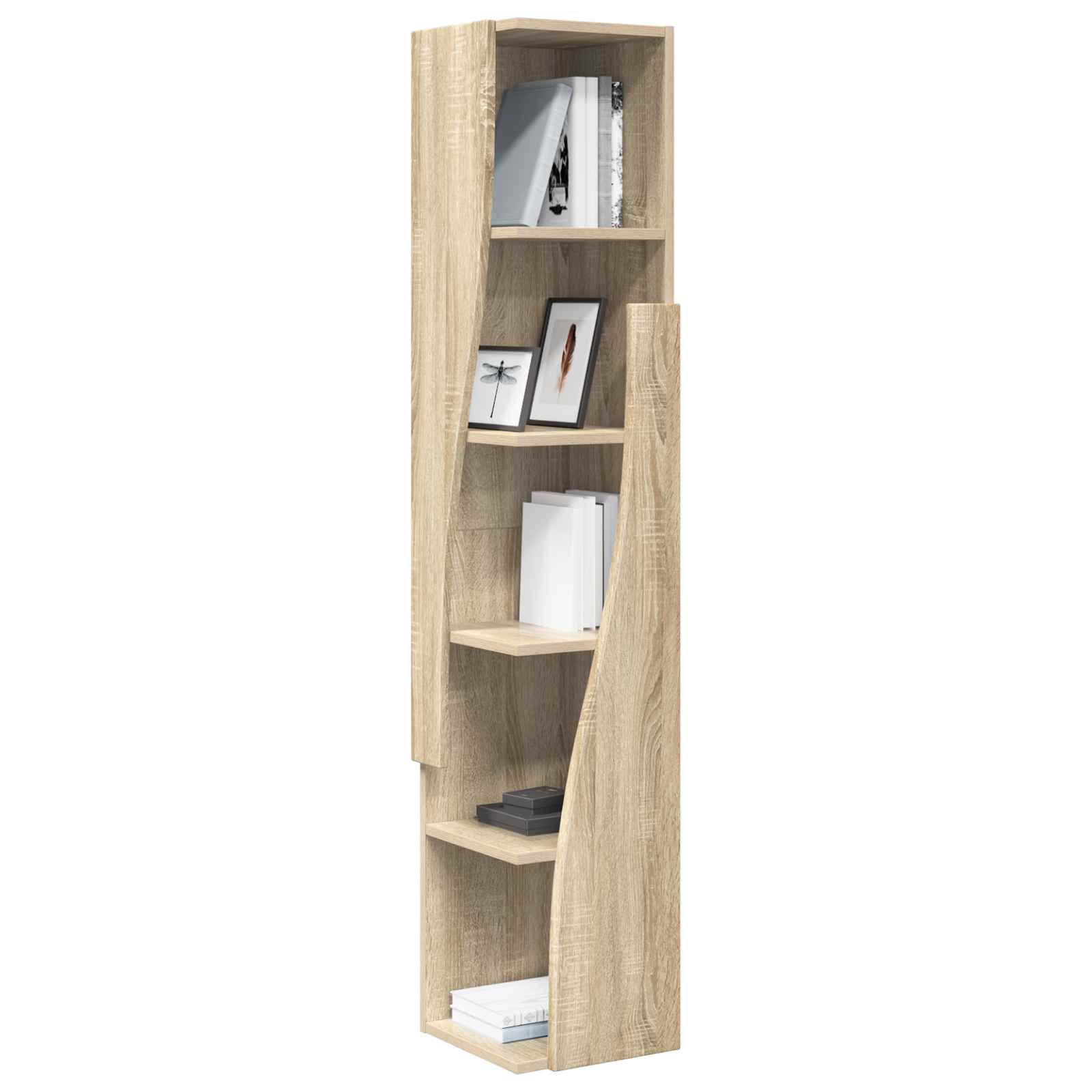 vidaXL Szafka narożna 27,5x27x140cm Drewno inżynieryjne Dąb Sonoma
