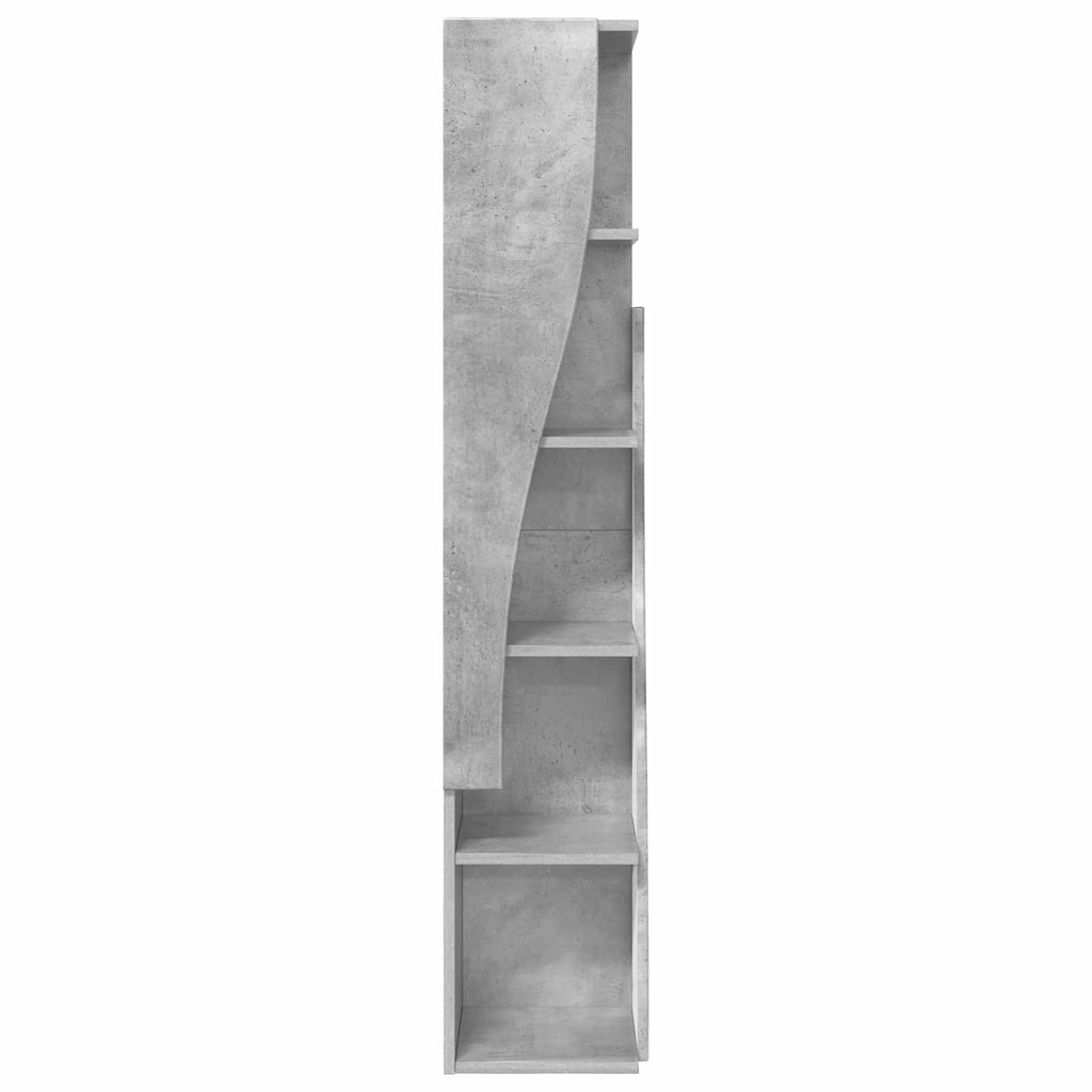 vidaXL Szafka narożna 27,5x27x140cm Drewno inżynieryjne Betonowy szary