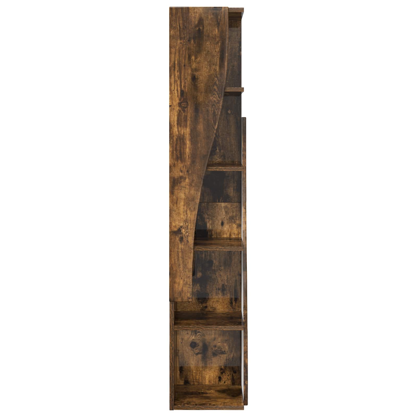 vidaXL Szafka narożna 27,5x27x140cm Drewno inżynieryjne Dąb wędzony