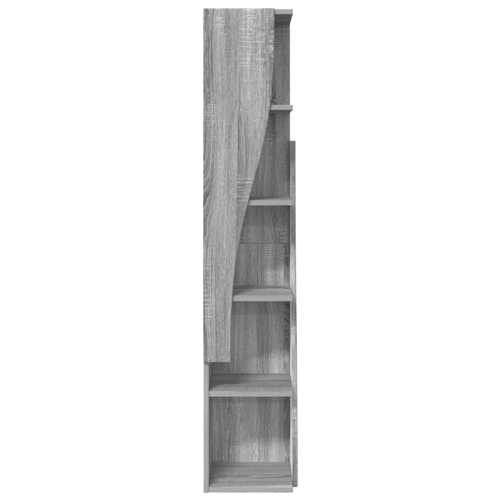 vidaXL Szafka narożna Szary Sonoma 27,5x27x140cm