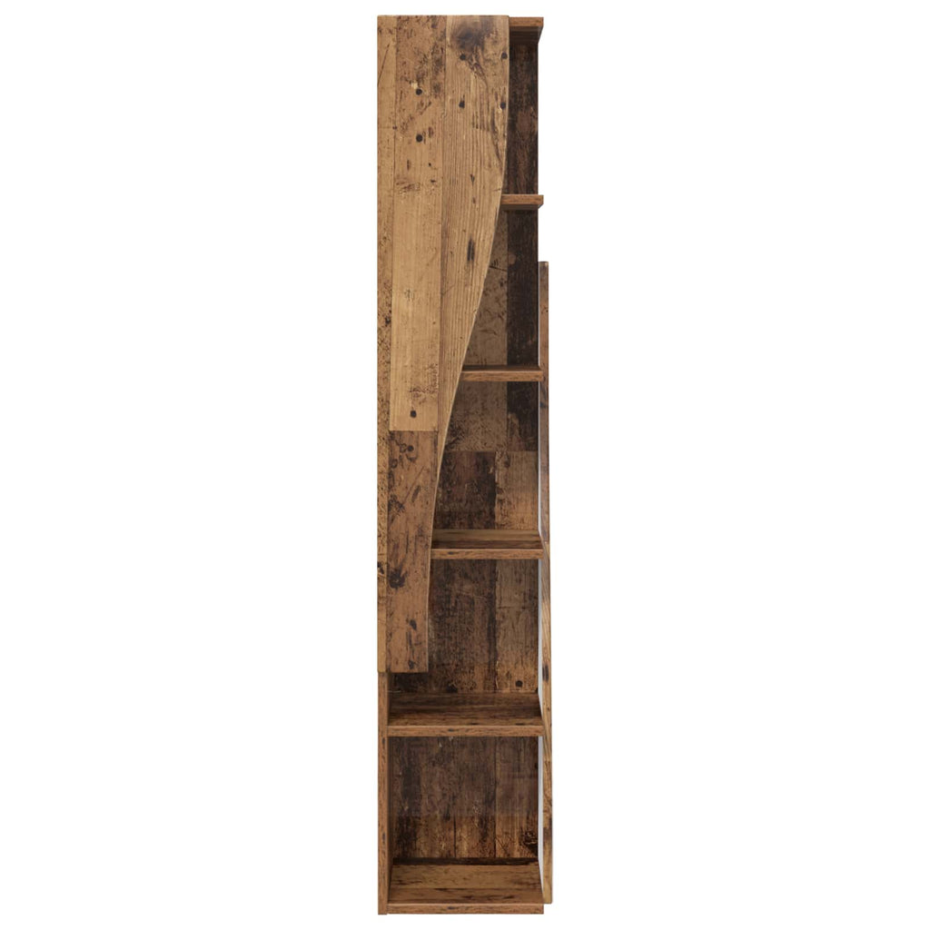 vidaXL Szafka narożna 27,5x27x140cm Drewno inżynieryjne Stare drewno