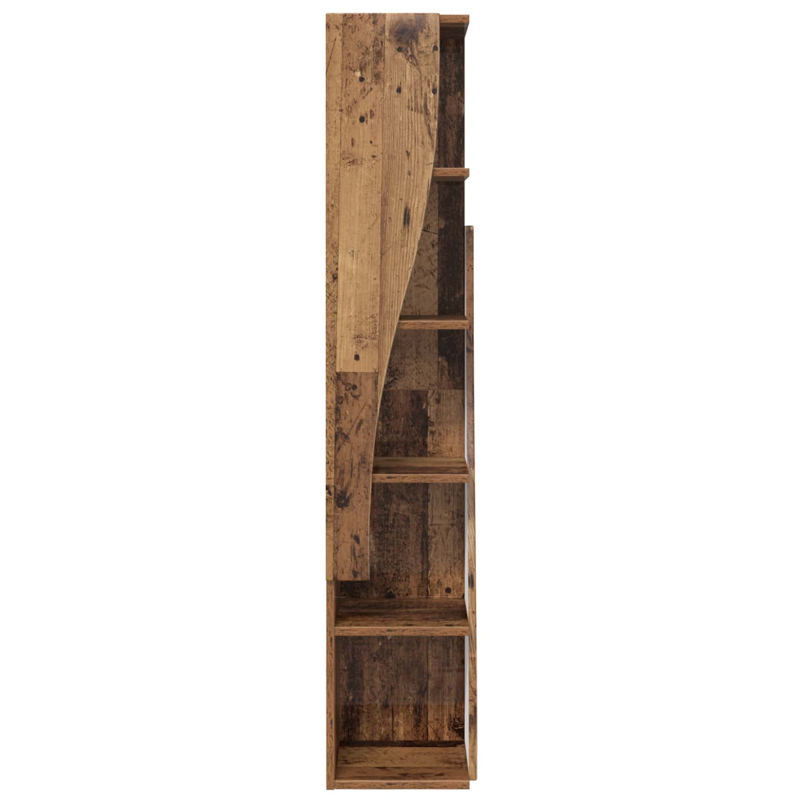vidaXL Szafka narożna 27,5x27x140cm Drewno inżynieryjne Stare drewno