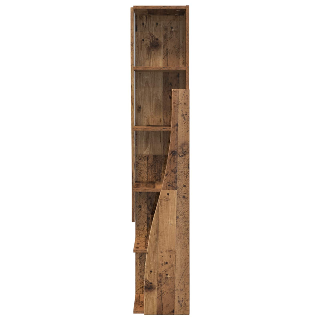 vidaXL Szafka narożna 27,5x27x140cm Drewno inżynieryjne Stare drewno