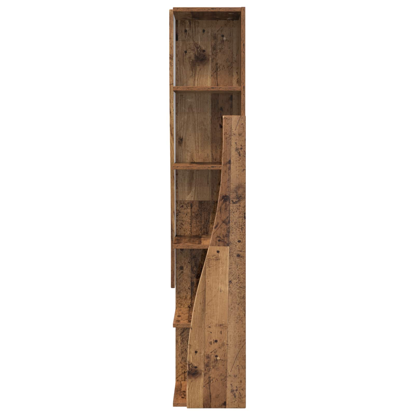 vidaXL Szafka narożna 27,5x27x140cm Drewno inżynieryjne Stare drewno