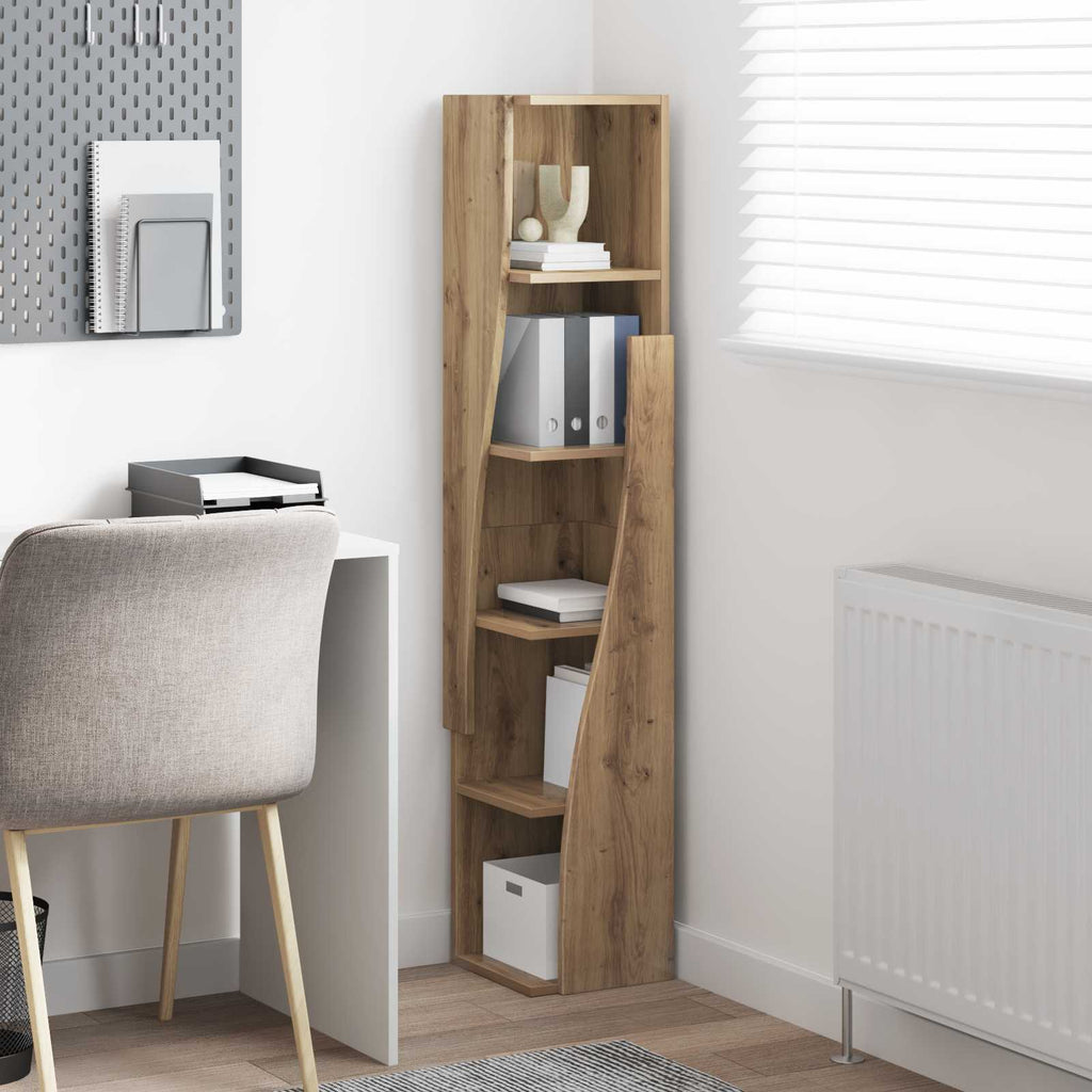 vidaXL Szafka narożna 27,5x27x140cm Drewno inżynieryjne