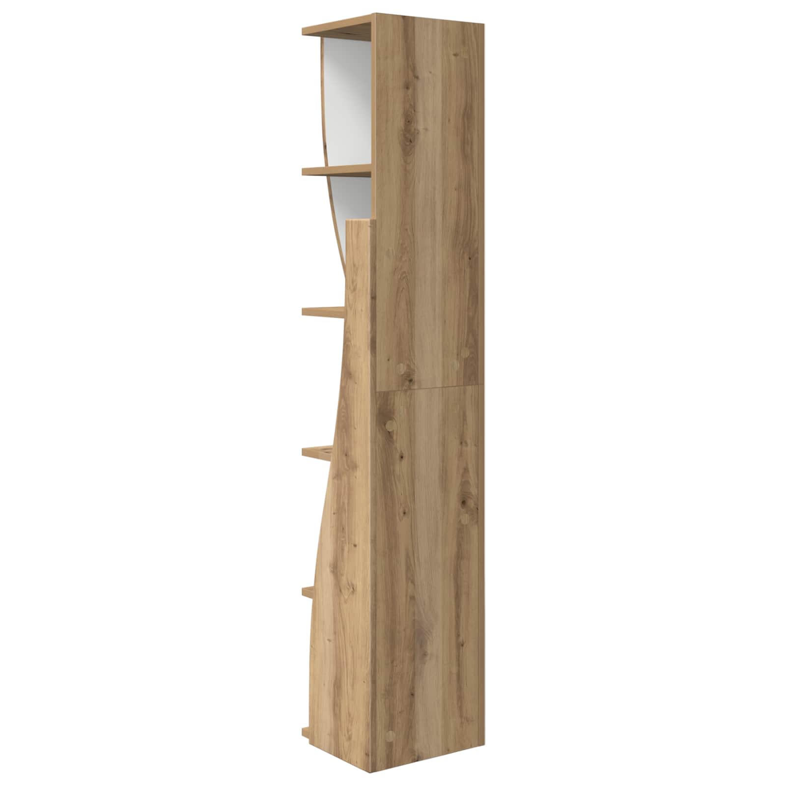 vidaXL Szafka narożna 27,5x27x140cm Drewno inżynieryjne
