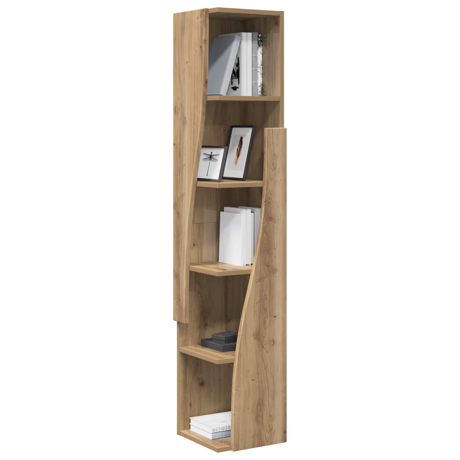 vidaXL Szafka narożna 27,5x27x140cm Drewno inżynieryjne