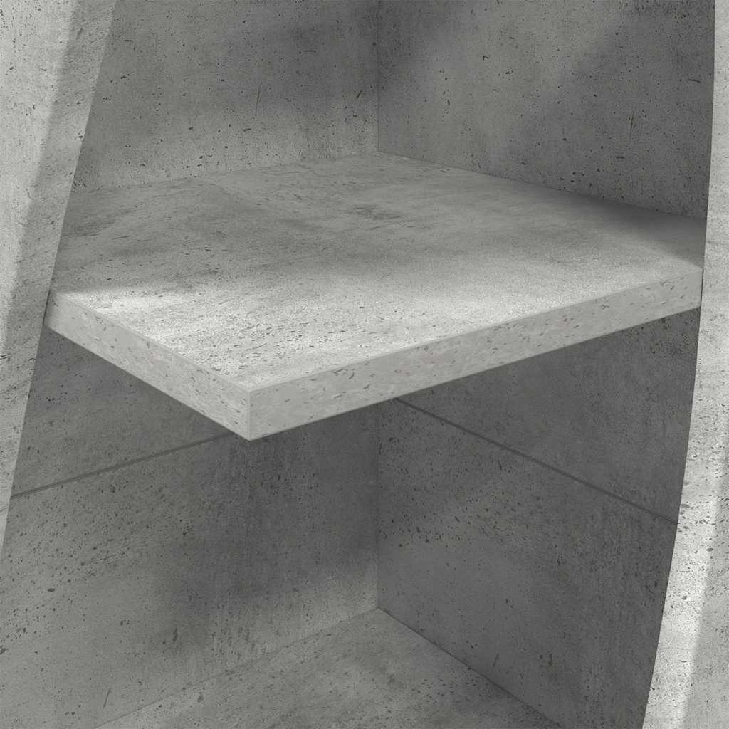 vidaXL Szafka narożna Betonowy szary 32x32x140cm