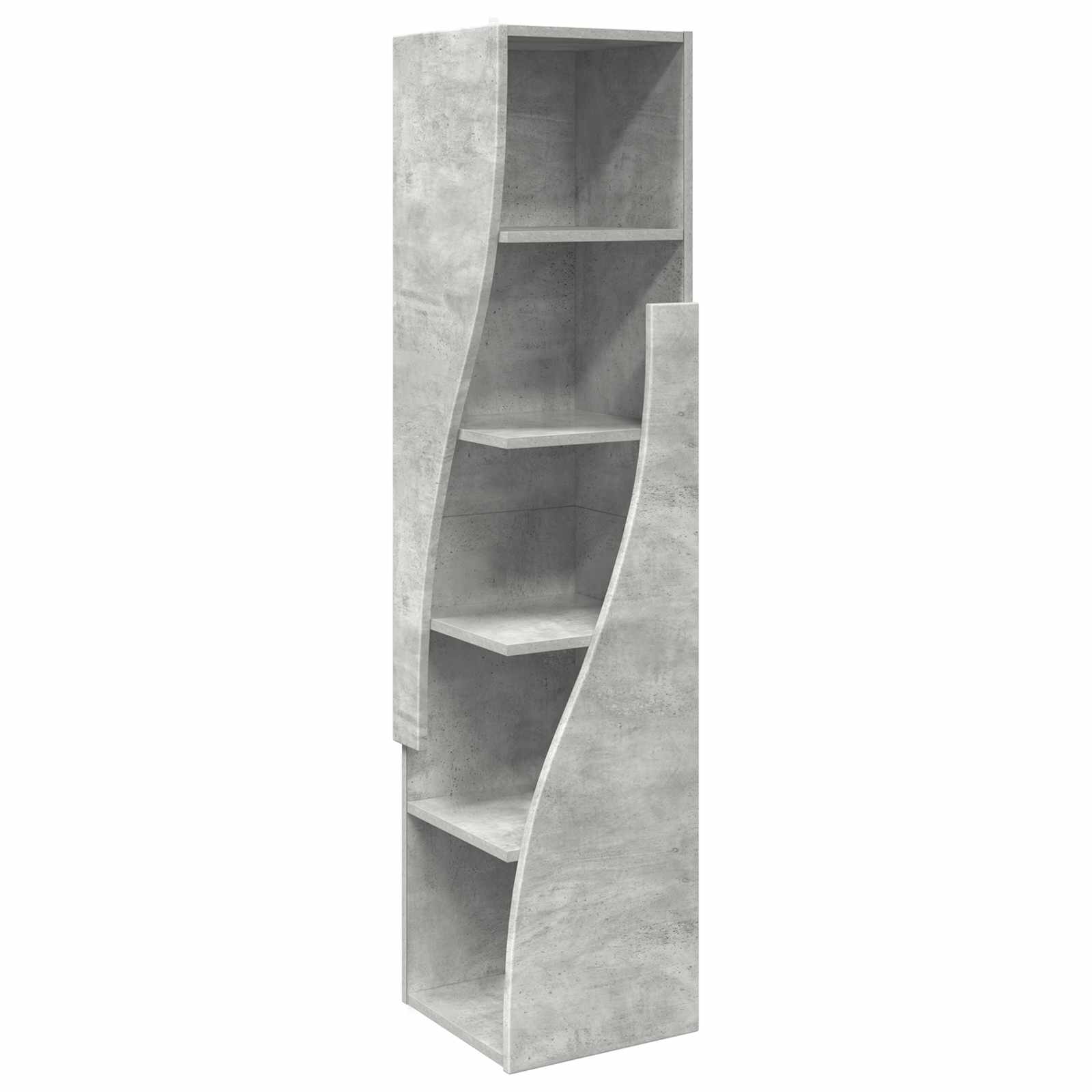 vidaXL Szafka narożna 32x32x140cm Drewno inżynieryjne Betonowy szary