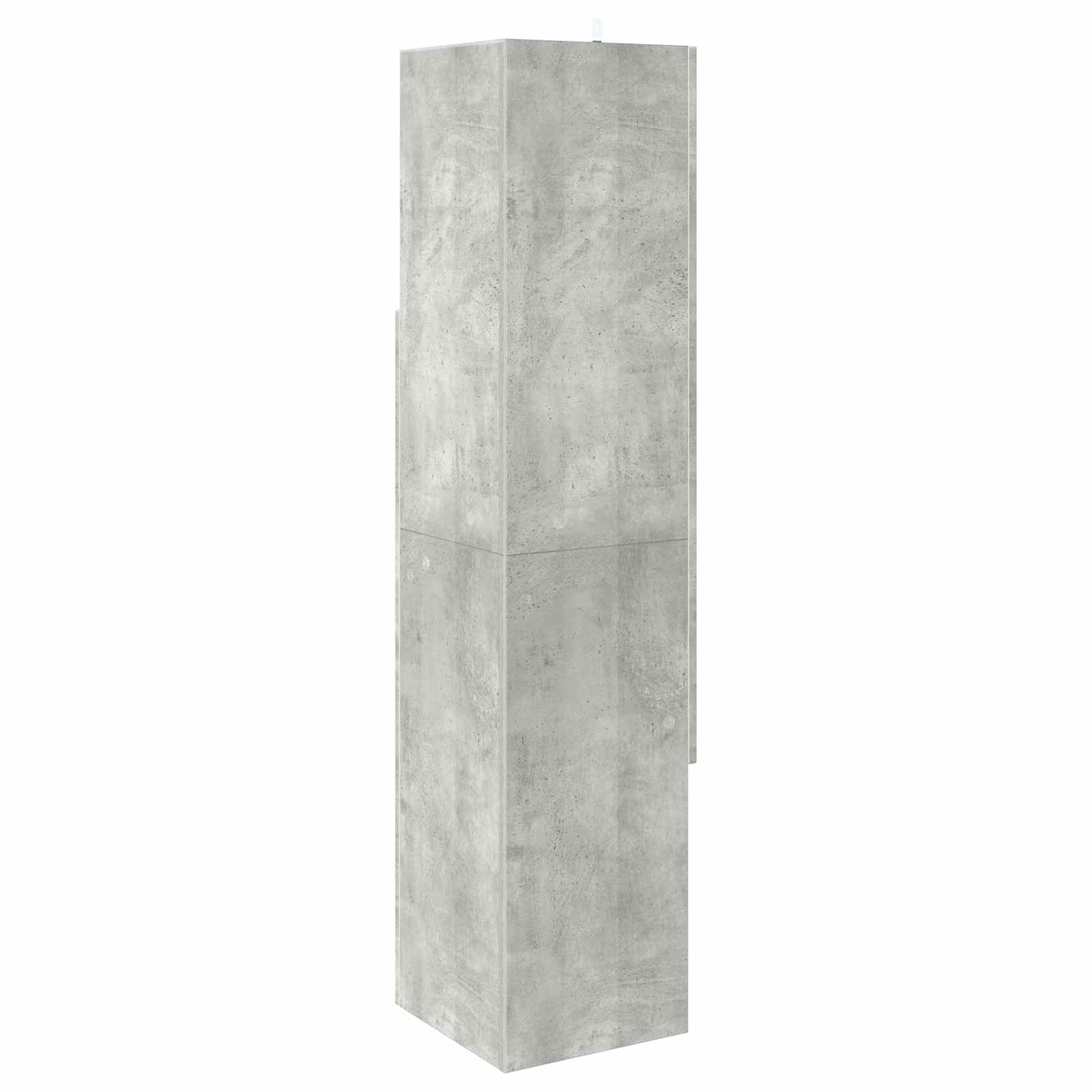 vidaXL Szafka narożna 32x32x140cm Drewno inżynieryjne Betonowy szary