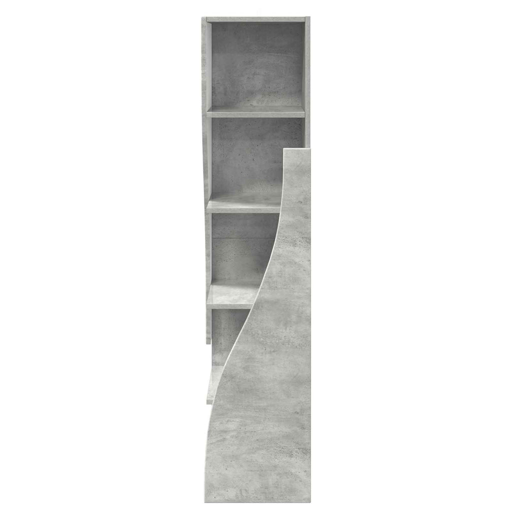vidaXL Szafka narożna 32x32x140cm Drewno inżynieryjne Betonowy szary