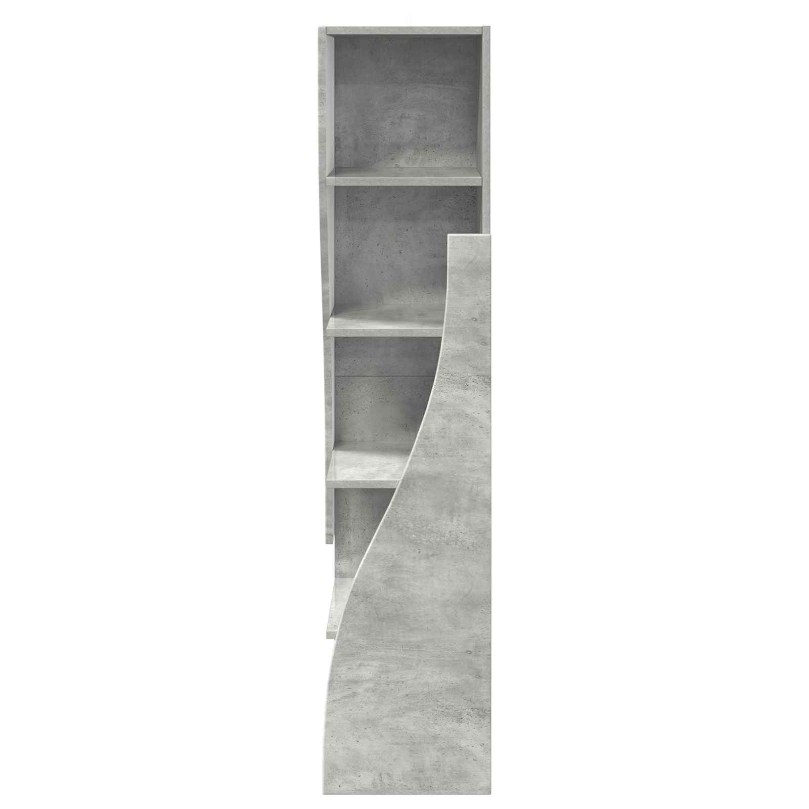 vidaXL Szafka narożna 32x32x140cm Drewno inżynieryjne Betonowy szary