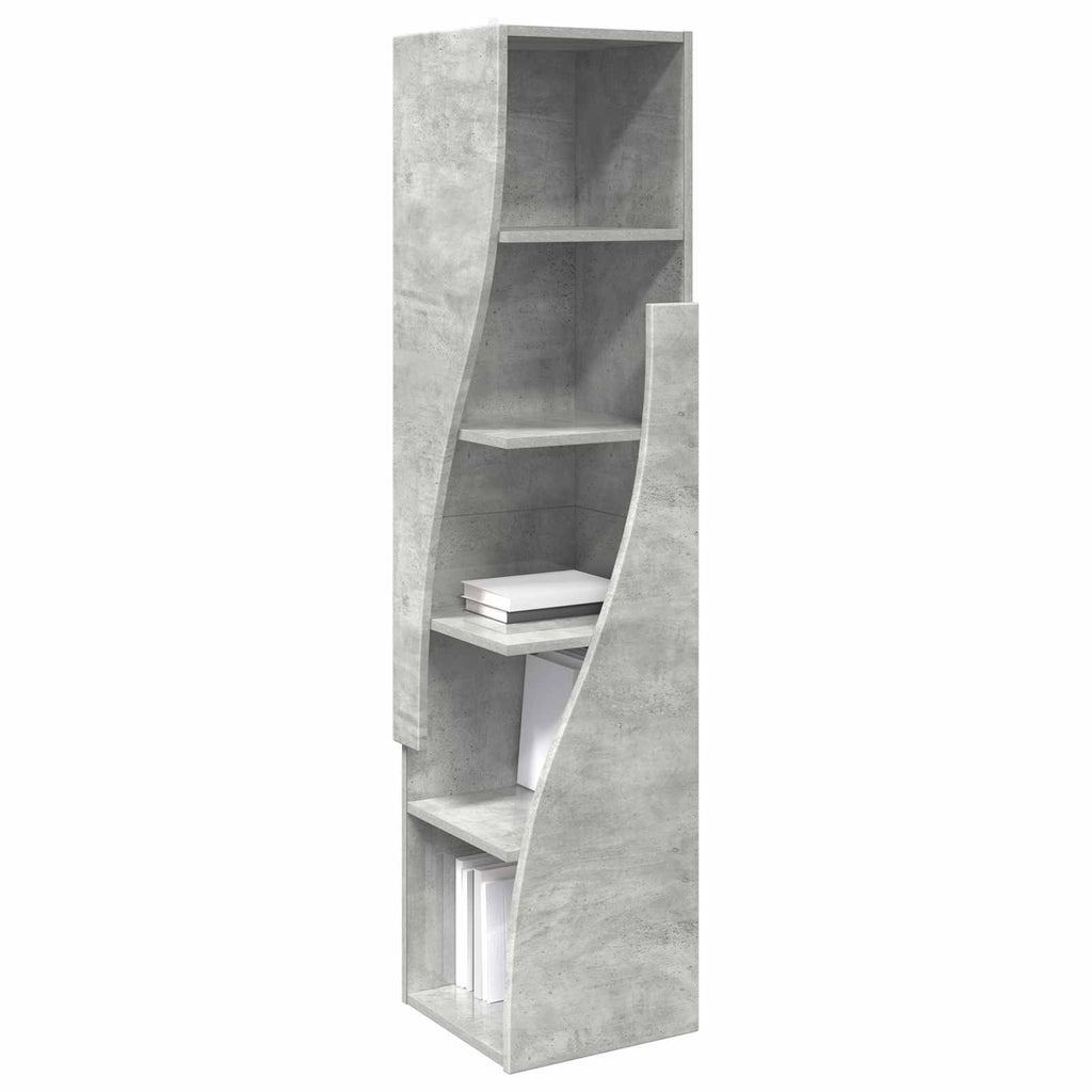 vidaXL Szafka narożna 32x32x140cm Drewno inżynieryjne Betonowy szary