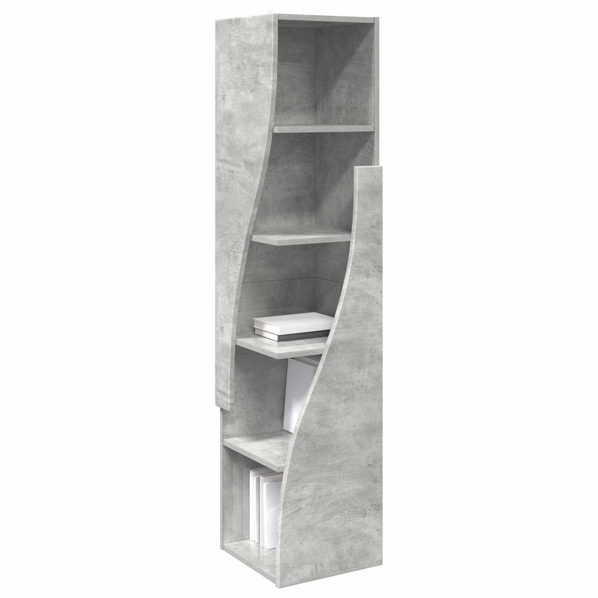 vidaXL Szafka narożna 32x32x140cm Drewno inżynieryjne Betonowy szary