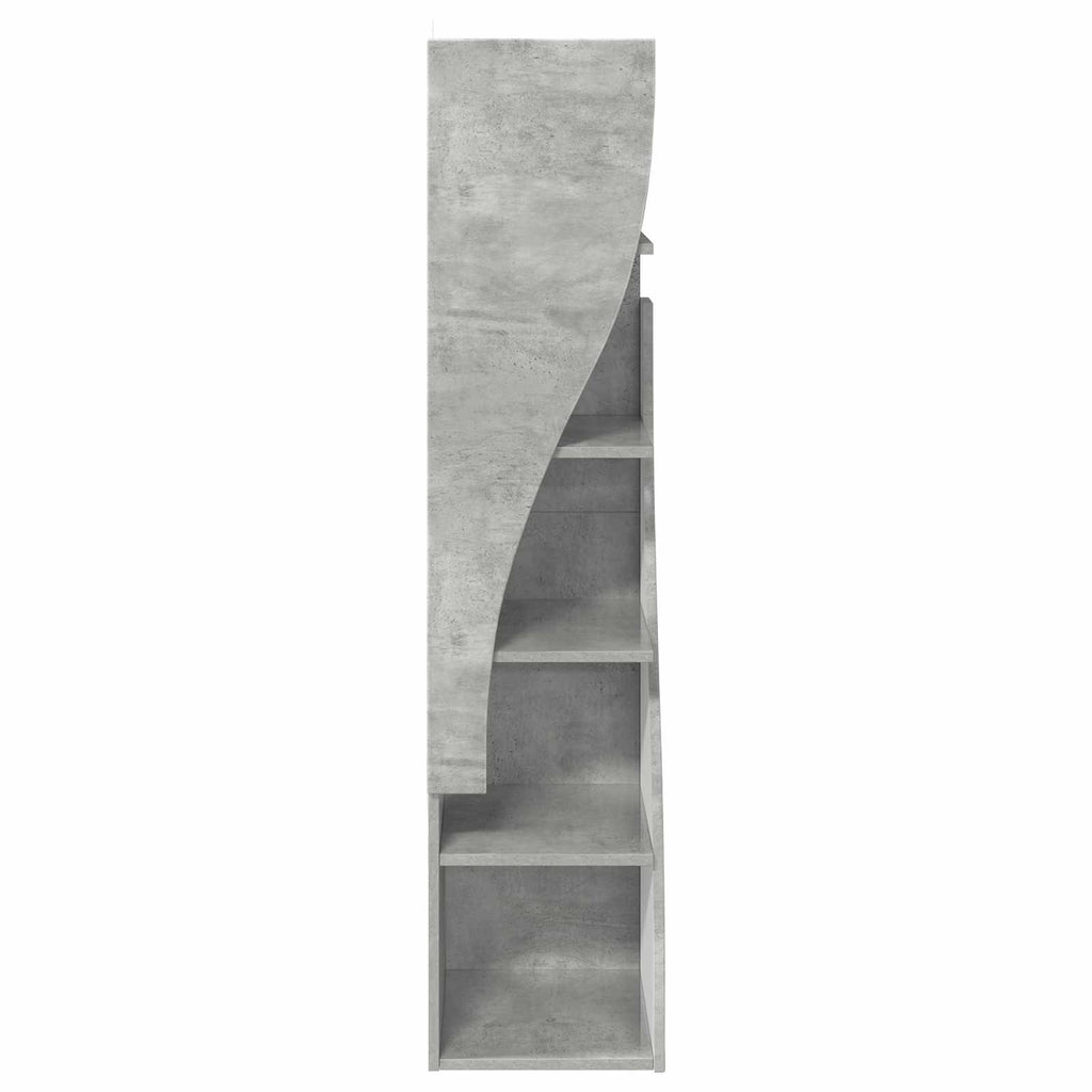 vidaXL Szafka narożna 32x32x140cm Drewno inżynieryjne Betonowy szary