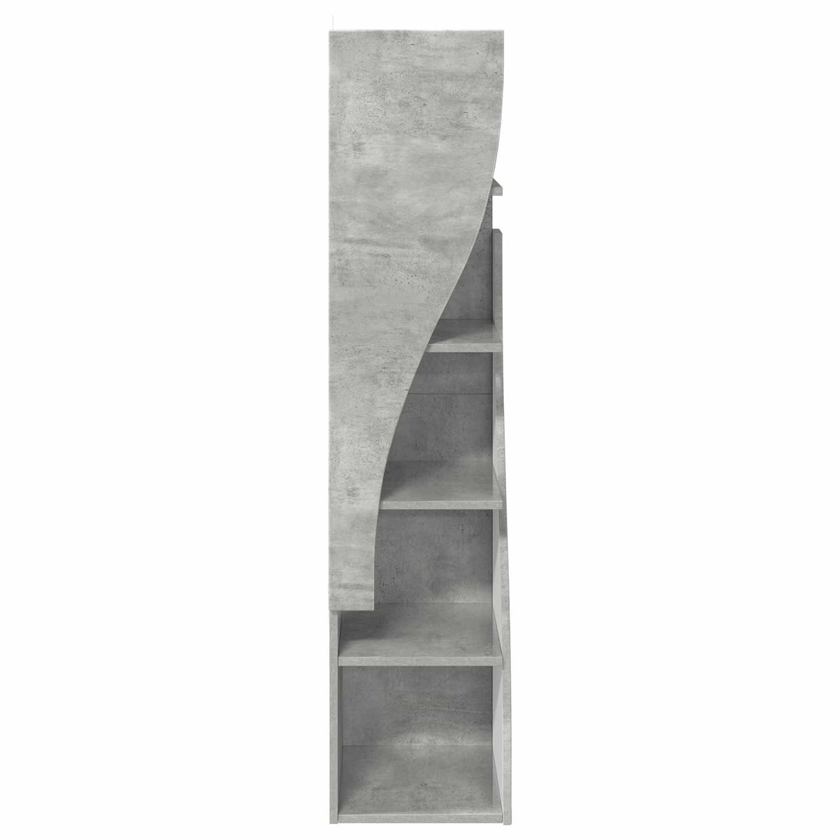 vidaXL Szafka narożna 32x32x140cm Drewno inżynieryjne Betonowy szary