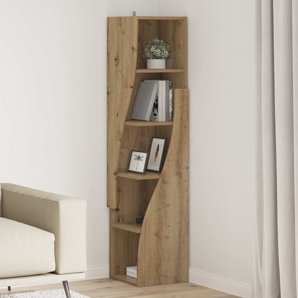 vidaXL Szafka narożna 32x32x140cm Drewno inżynieryjne
