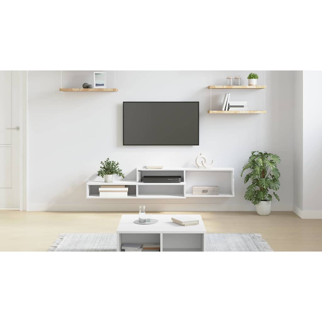 vidaXL Stojaknatelewizornaścianę 150x25x28,5cm Drewno inżynieryjne