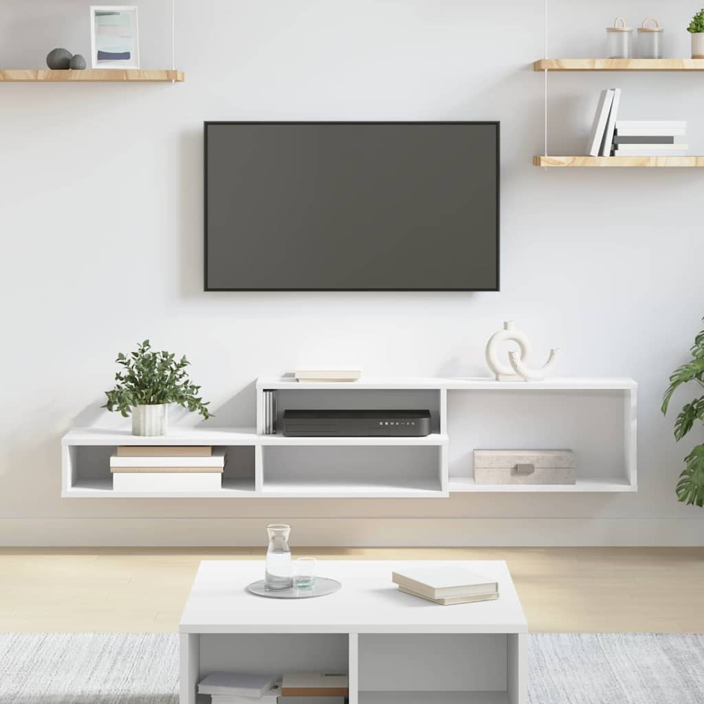 vidaXL Stojaknatelewizornaścianę 150x25x28,5cm Materiał drewnopochodny