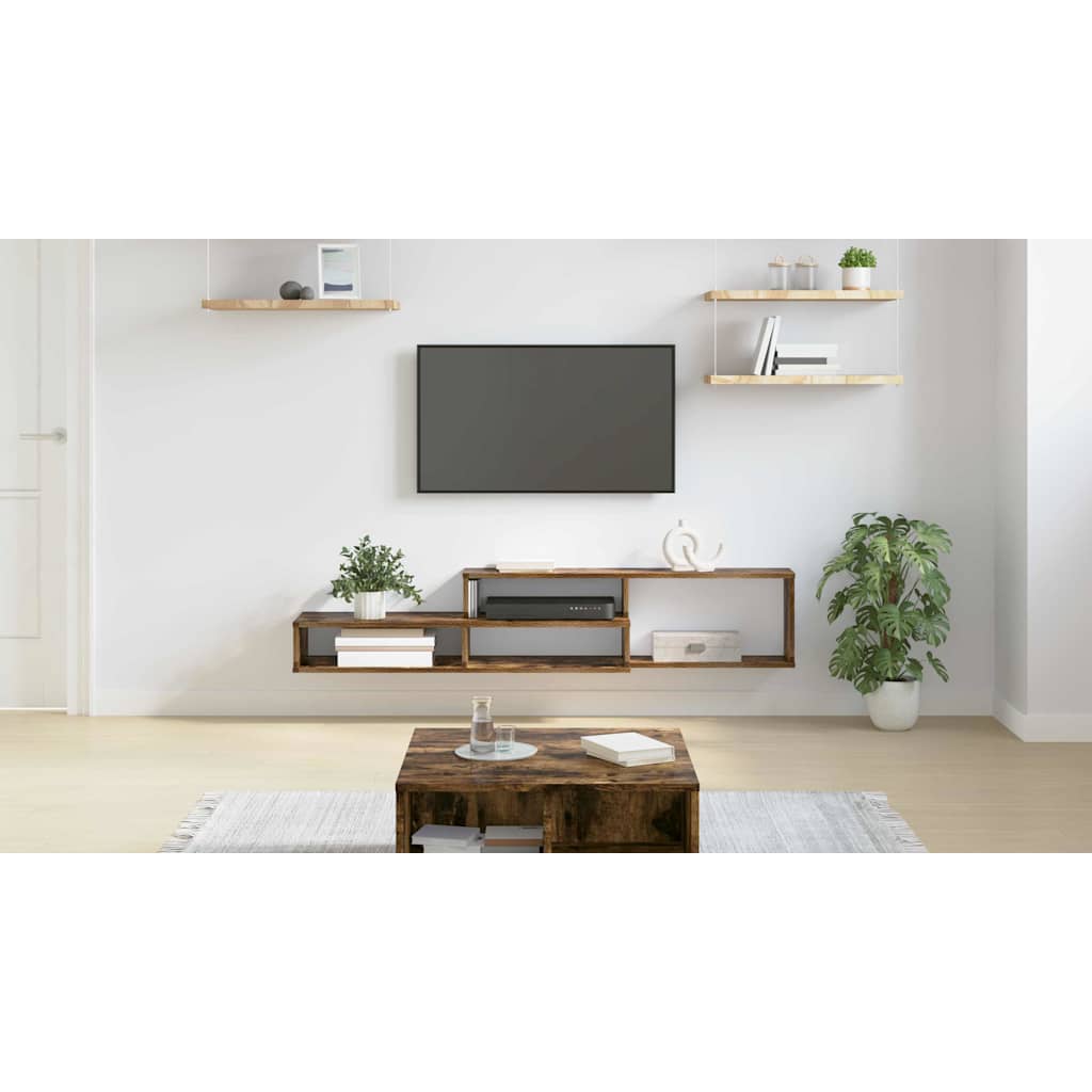 vidaXL Stojaknatelewizornaścianę 150x25x28,5cm Drewno inżynieryjne