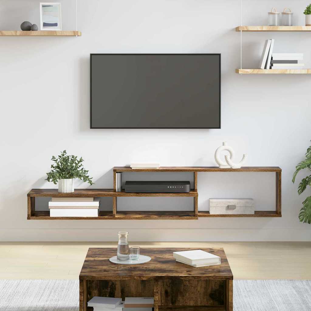 vidaXL Stojaknatelewizornaścianę 150x25x28,5cm Materiał drewnopochodny