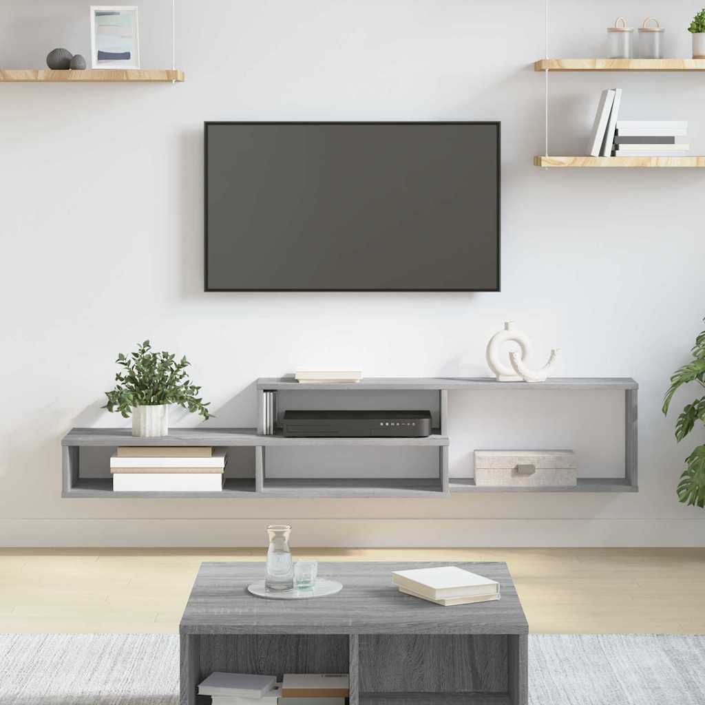 vidaXL Stojaknatelewizornaścianę 150x25x28,5cm Materiał drewnopochodny