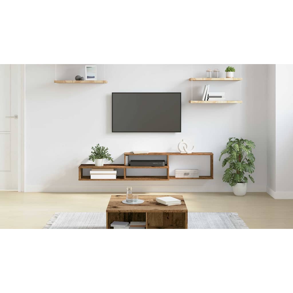 vidaXL Stojaknatelewizornaścianę 150x25x28,5cm Materiał drewnopochodny