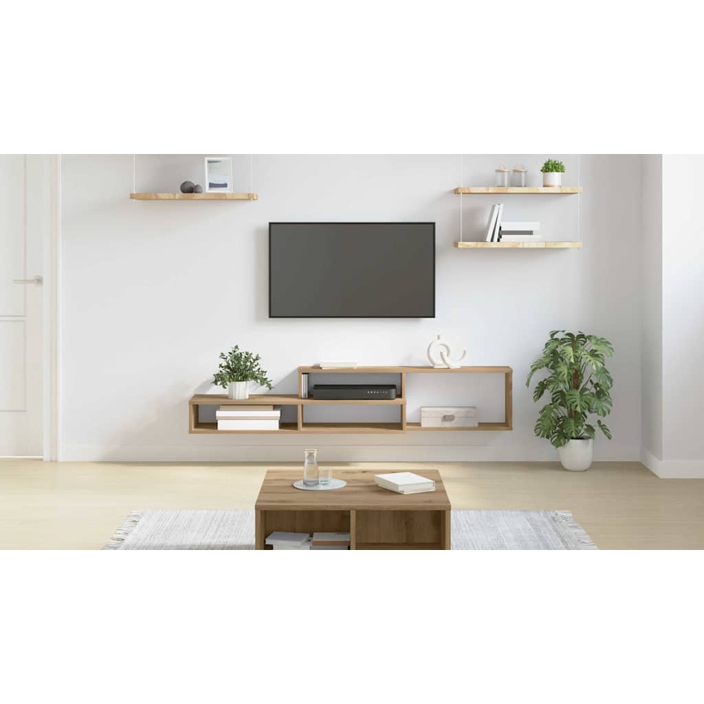 vidaXL Stojaknatelewizornaścianę 150x25x28,5cm Drewno inżynieryjne